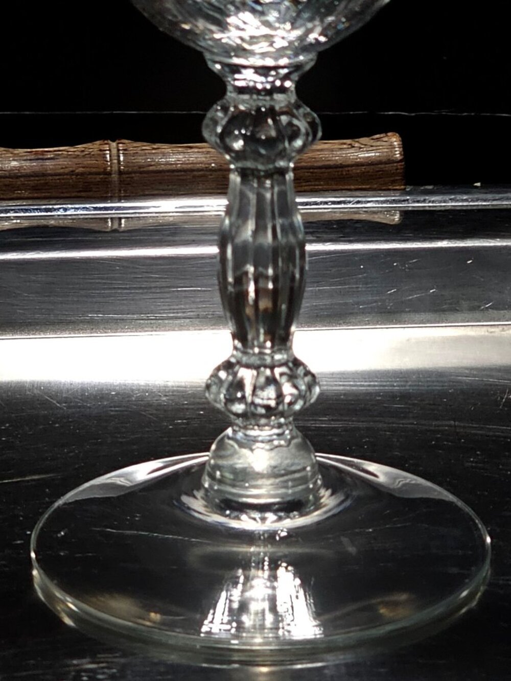 Cambridge Caprice Champagne Coupe sherbet cocktail 1950s Elegant Glass vtg mid c - Picture 4 of 5